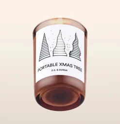 PORTABLE XMAS TREE RED Candle - Candela al Bergamoto - D.S. Durga